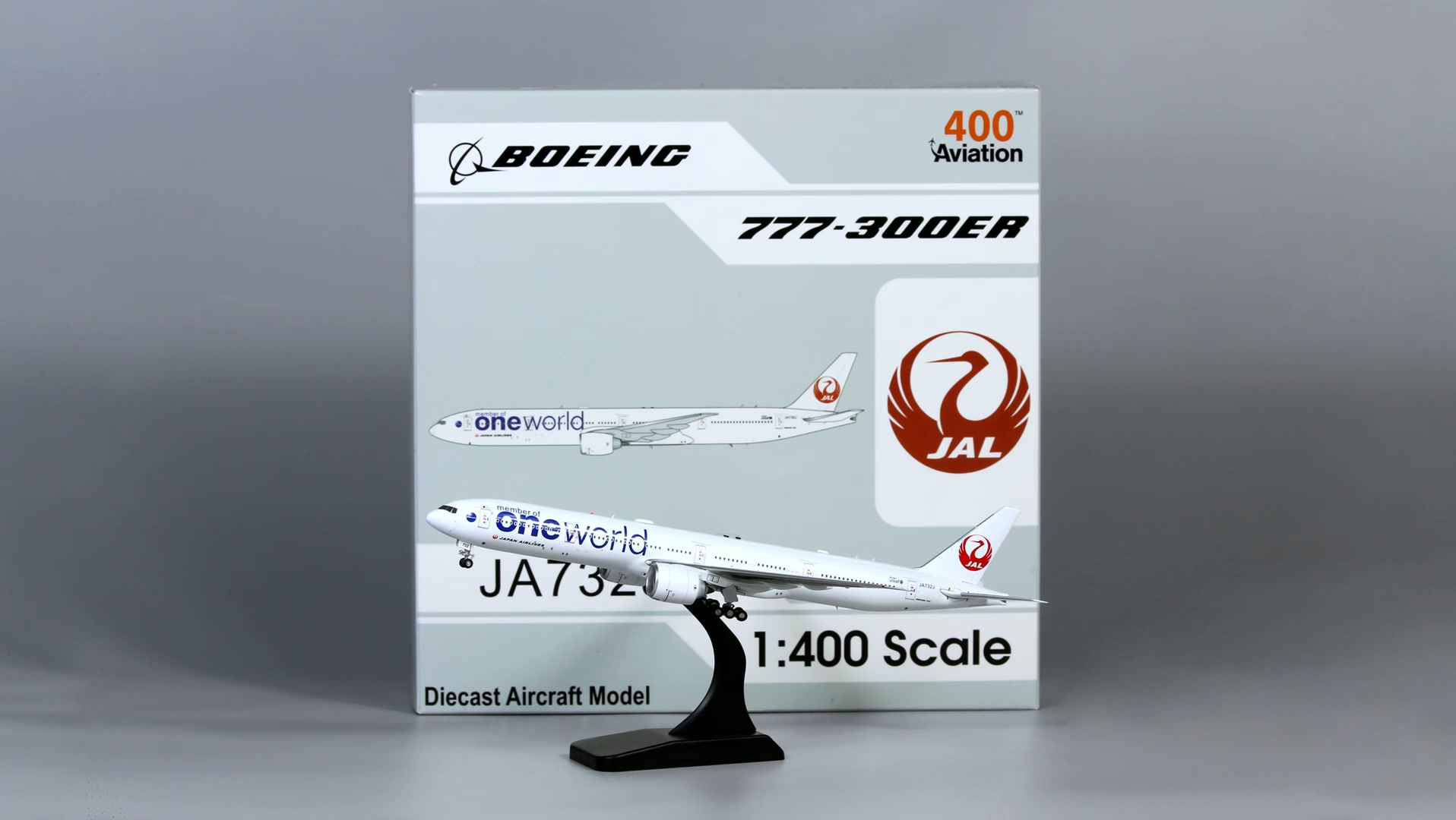 Aviation400 Japan Airlines OneWorld B777-300ER JA732J | My Hobby House