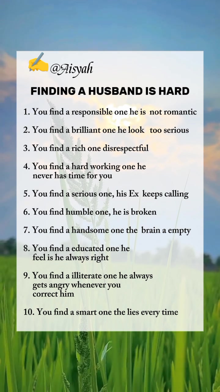 Finding a Husband is Hard #DatingLife #RelationshipStruggles # ...