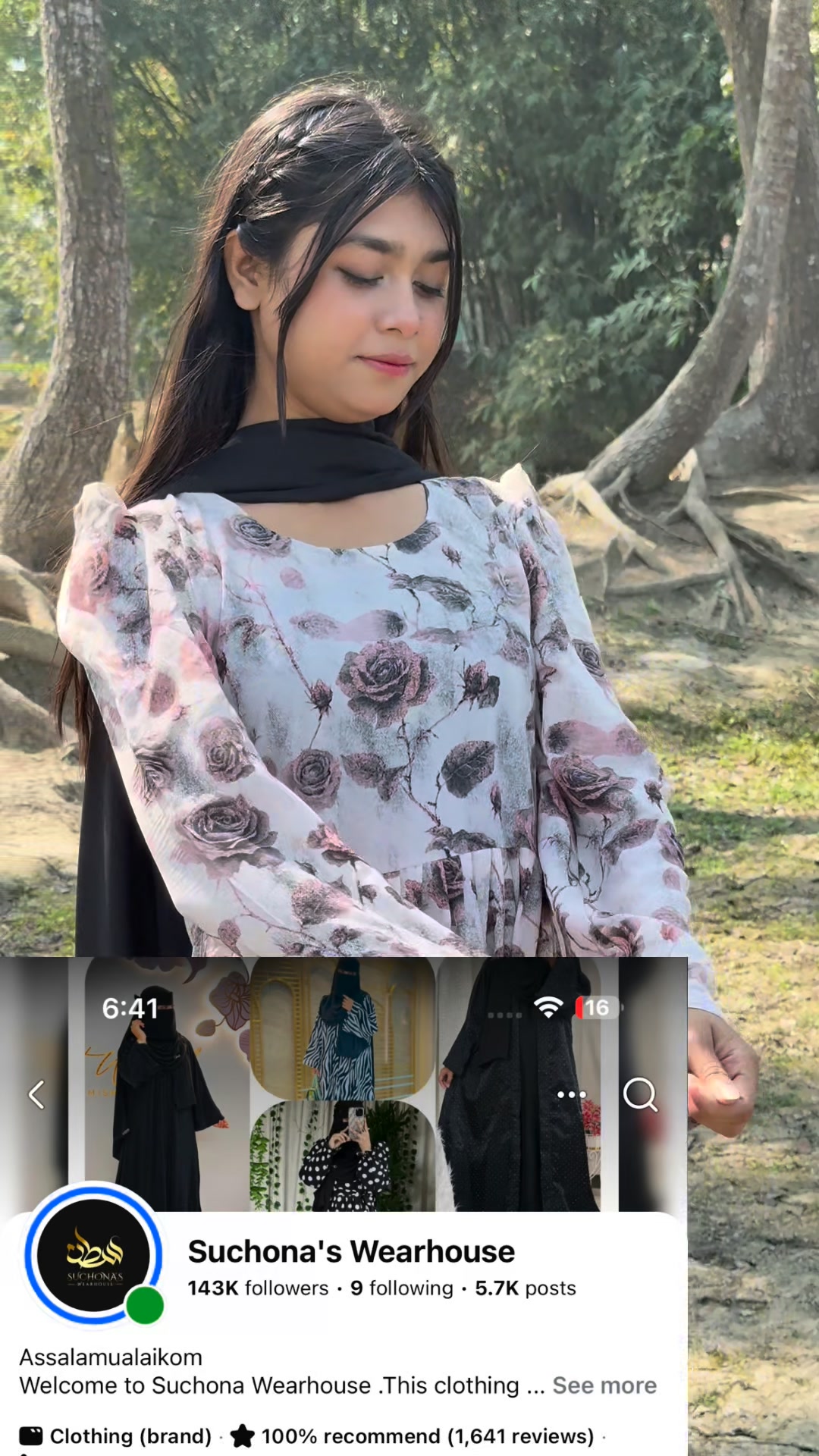 Dress from👉Suchona's Wearhouse | Rahat Mim
