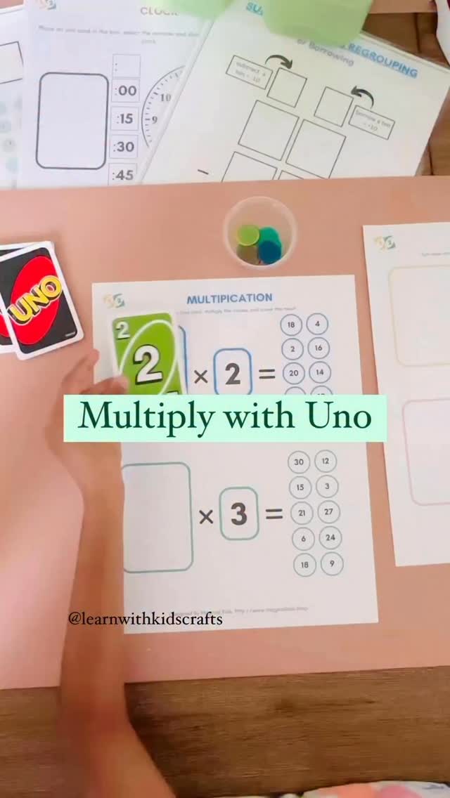 Let’s make multiplication click! Start with arrays to show what ...