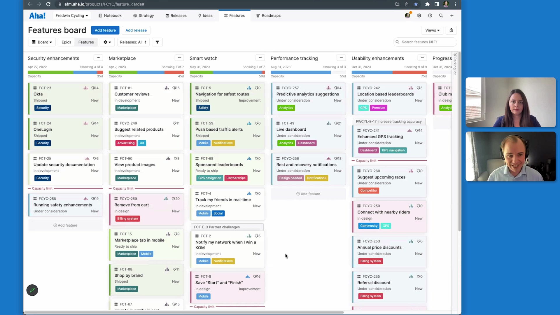 Planning capacity in Aha! when your engineering team uses Jira or Azure ...