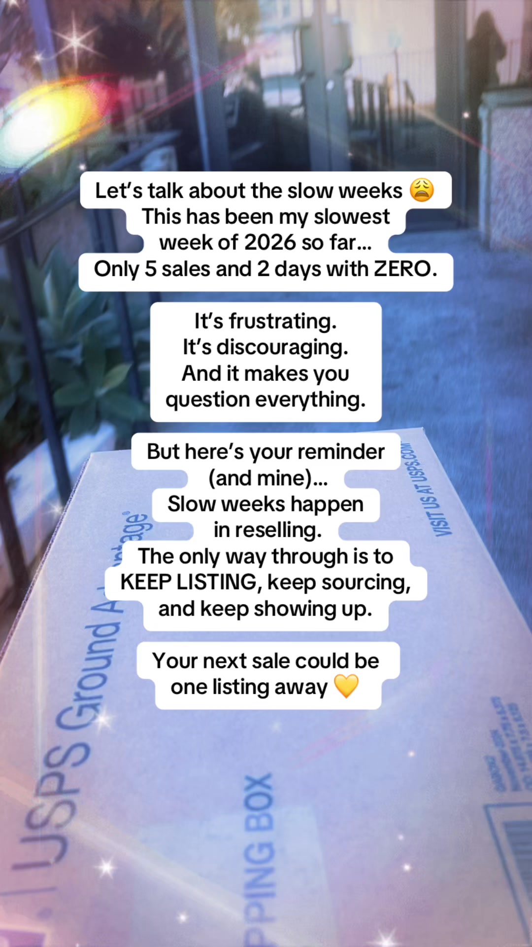 This week has been my slowest week of 2026 so far… only 5 sales and 2 ...