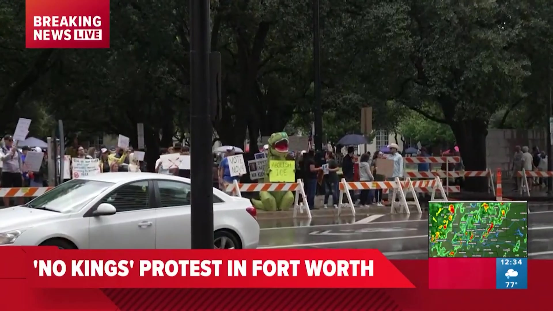 No Kings protesters in cities across the U.S. are showing up in ...