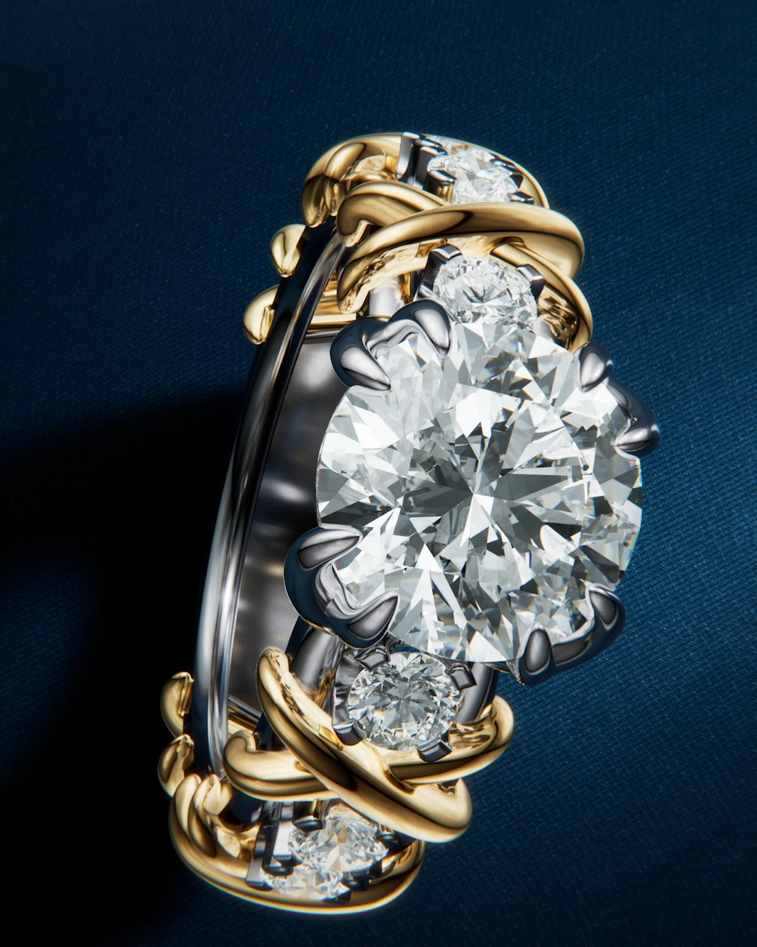 From the Ziegfeld Collection, a signet ring of black onyx and