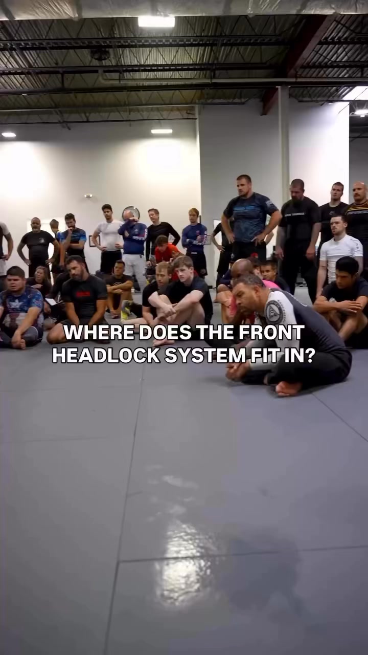 According to Gordon Ryan, his front headlock system becomes more ...