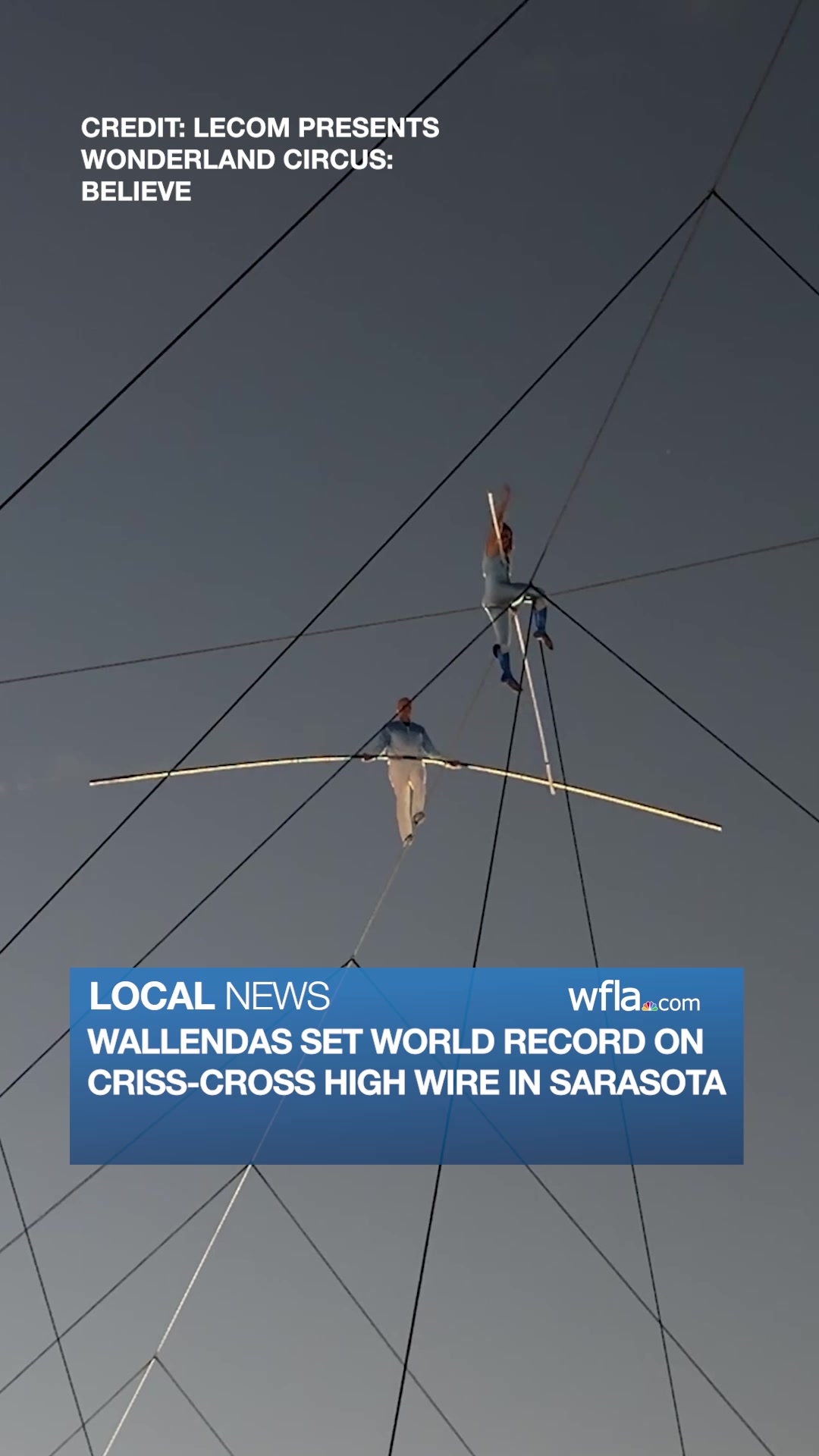 WORLD RECORD: Nik Wallenda and his sister, Lijana, set the world record ...