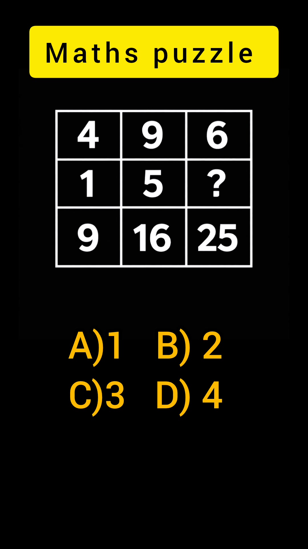 Solve This Maths Puzzle . . . . . #Maths #Mathematics #MathsLovers # ...