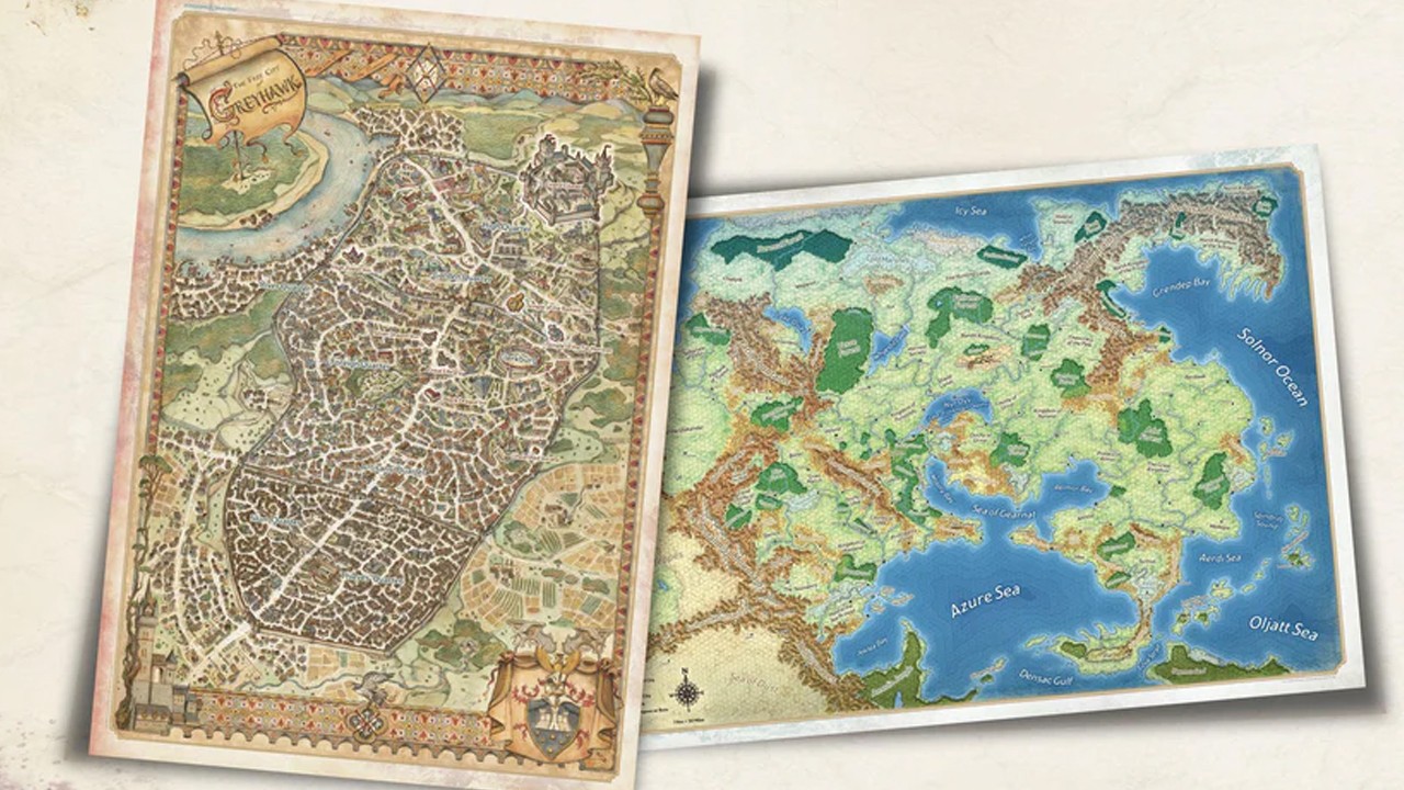 Bring your adventures to life with the Dungeons and Dragons Premium Map ...
