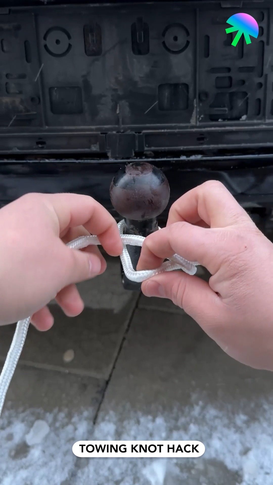 Towing knot hack | Magic Hands Creations | Facebook