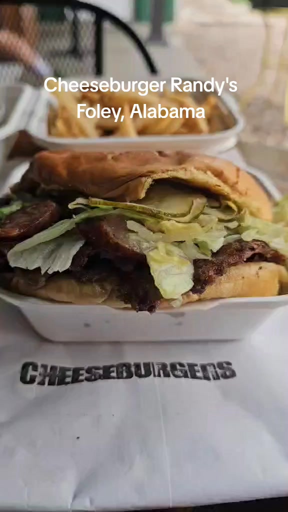 Cheeseburger Randy's, Foley, Alabama The place to go for a great burger ...
