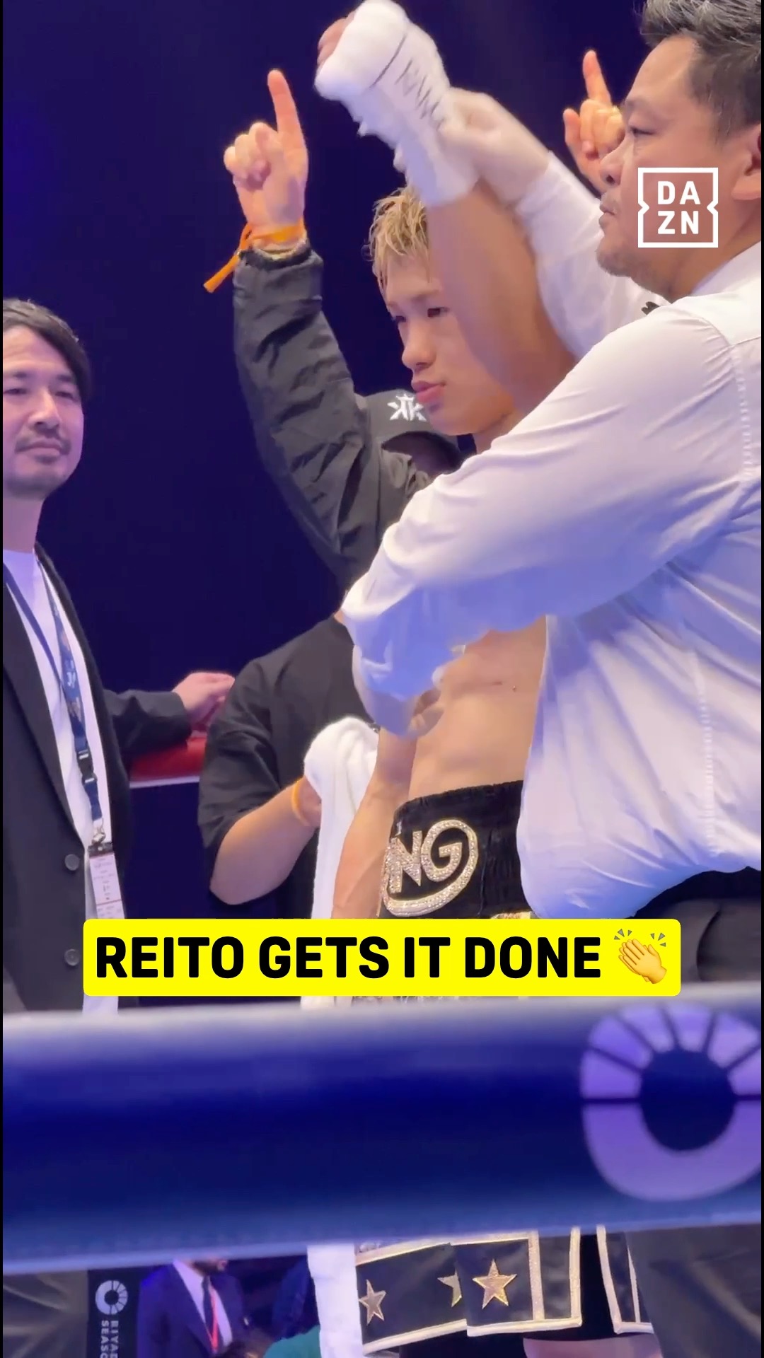 Tsutsumi gets the KO in the fourth! 😤 🎟️ Buy #RINGV: Night of