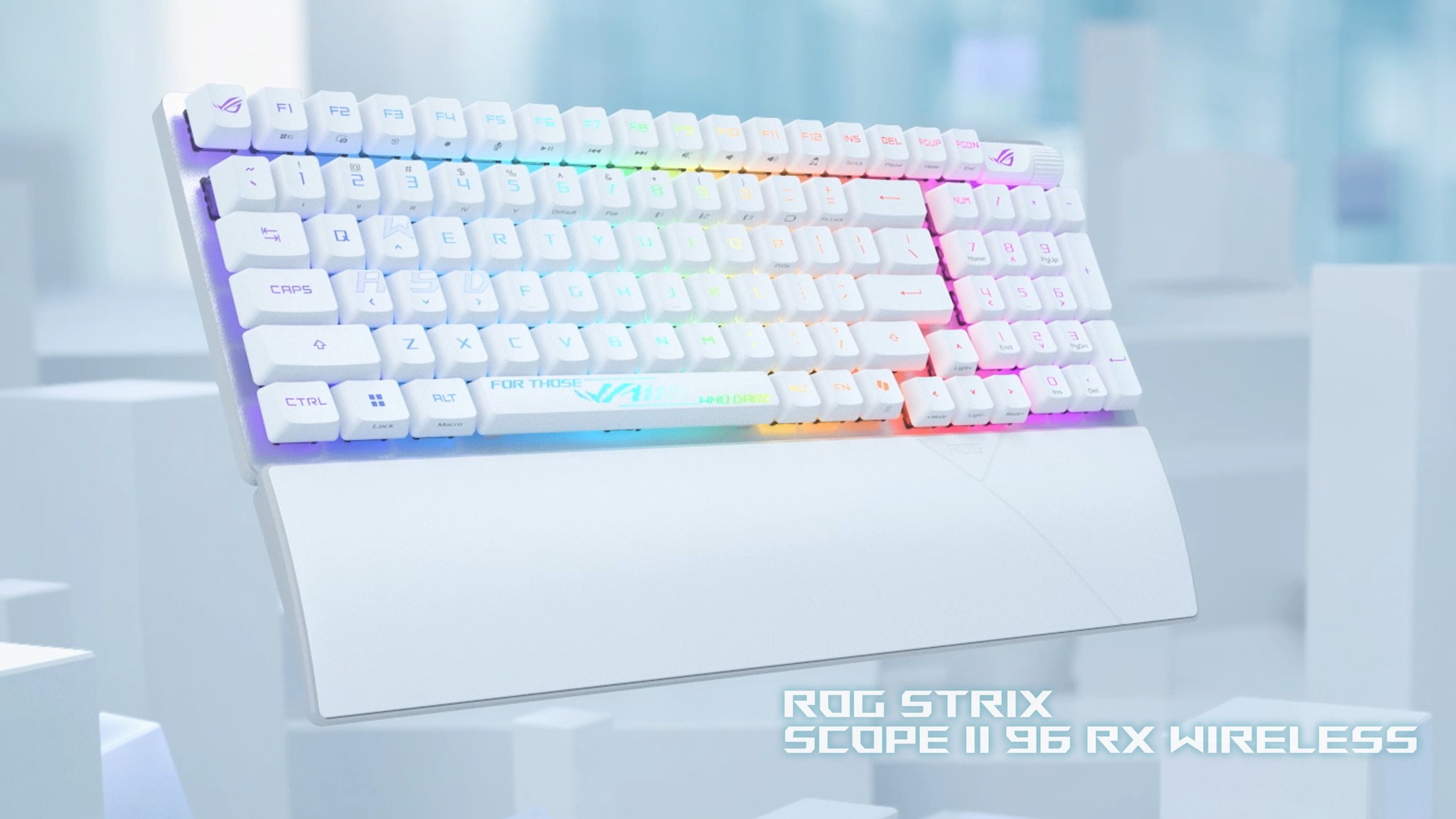 #就愛這一味 數字鍵控快快站出來🔢 ROG Strix Scope II 96 RX Wirless ️ 96 % 無線電競鍵盤 🗞️ 96 ...