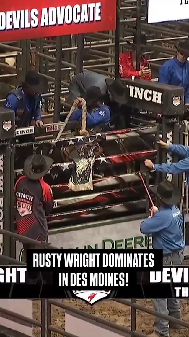 Rusty. Wright. 👏👏 The 5X NFR Qualifier is back with a vengeance ...