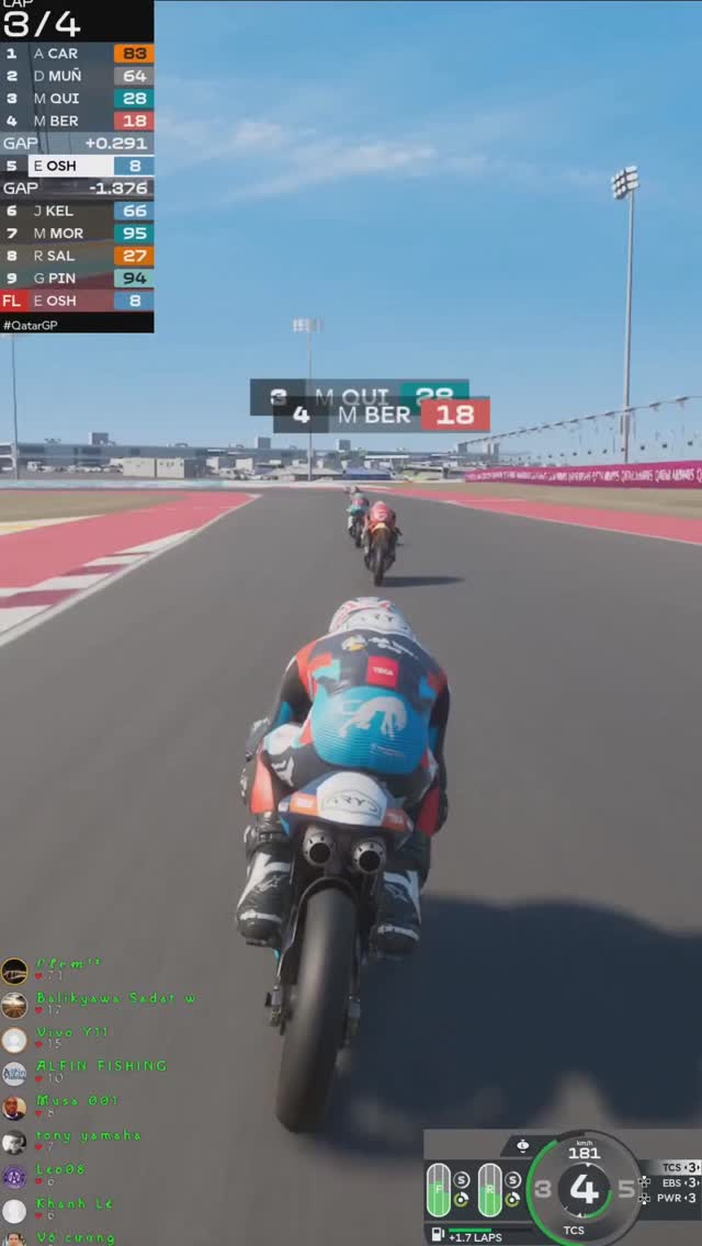 Home glory for Ai Ogura #79, important P2 for Augusto Fernandez