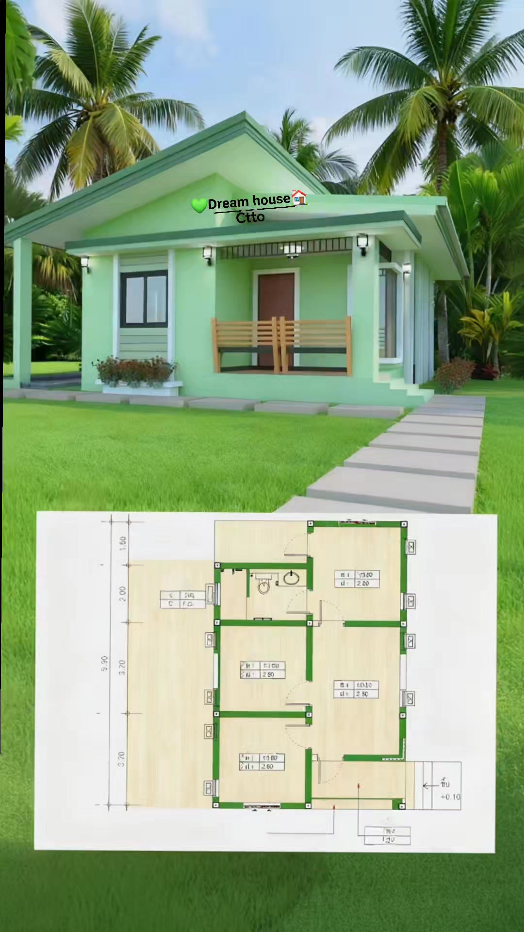 🌿Creative and practical 2-bedroom home plan ideas designed for comfort ...