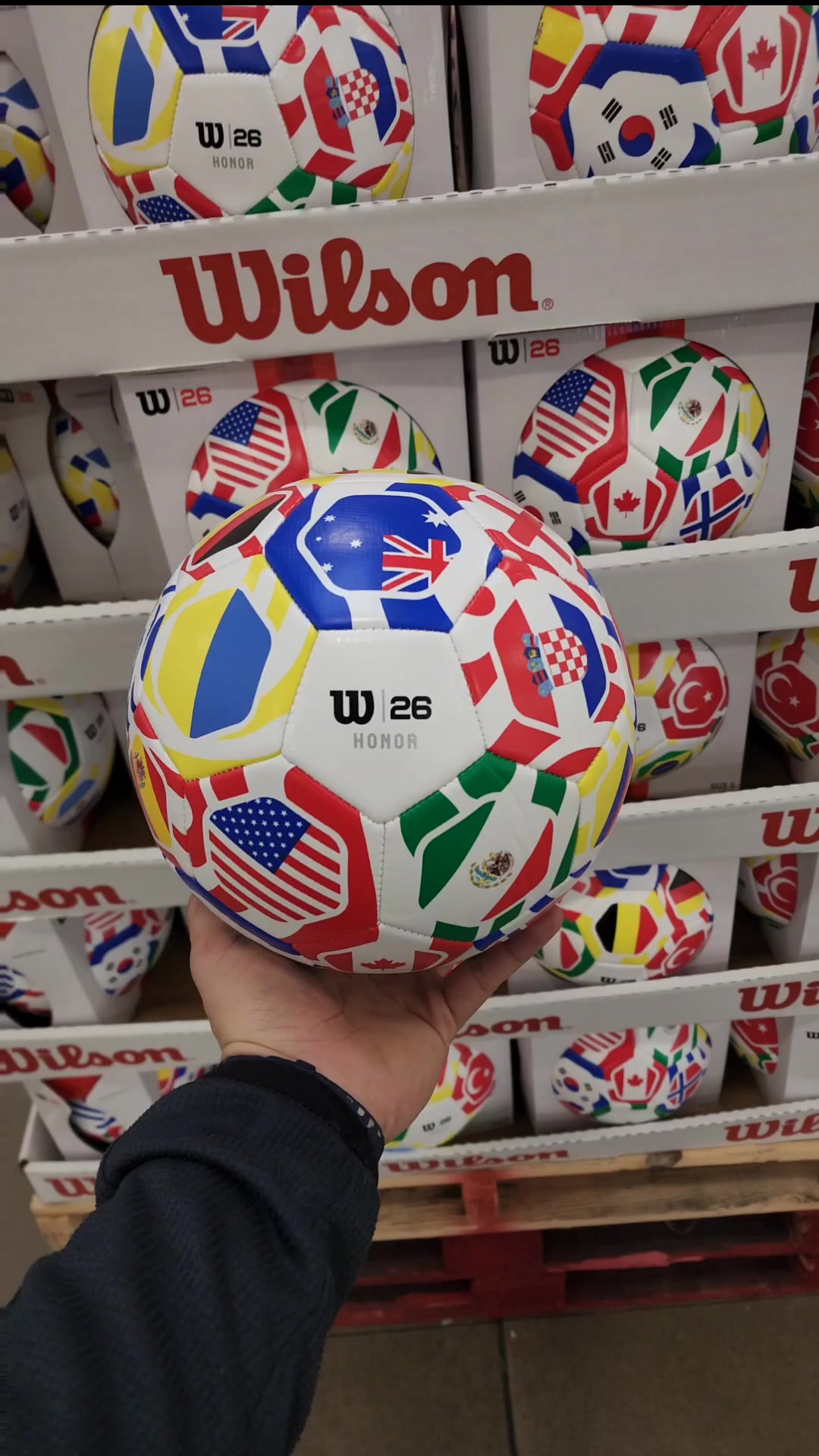 Get ready for the world cup with this Wilson soccer ball ⚽️ Only