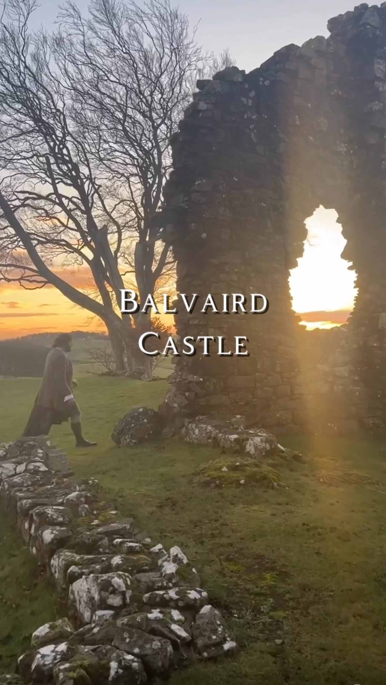 Balvaird Castle was the sixteenth century fortified residence of a ...