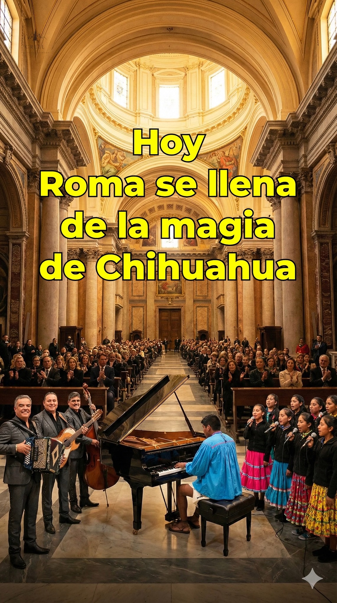 ¡HISTÓRICO! DE LA SIERRA TARAHUMARA HASTA ROMA 🇮🇹🎹🎻 Hoy el corazón de ...