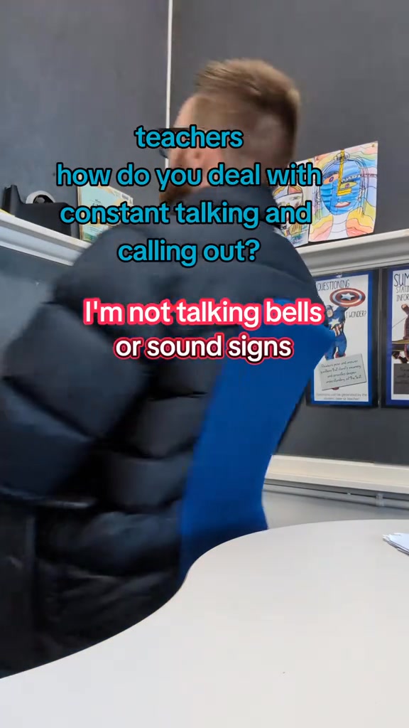 Teachers, how do you deal with constant calling out? I want to hear ...