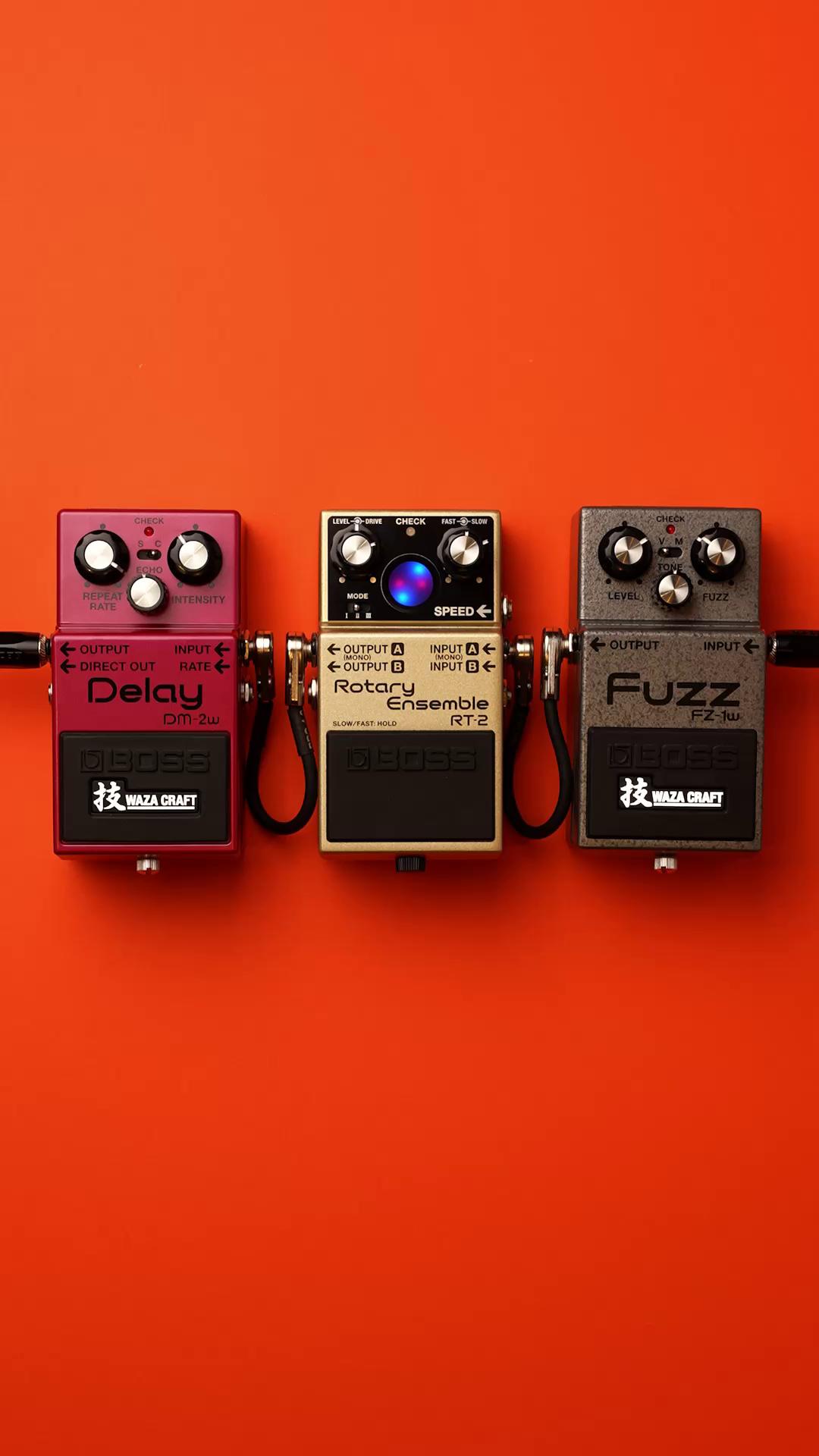 The BOSS Waza Craft CE-2W Chorus and DM-2W Delay are a match made