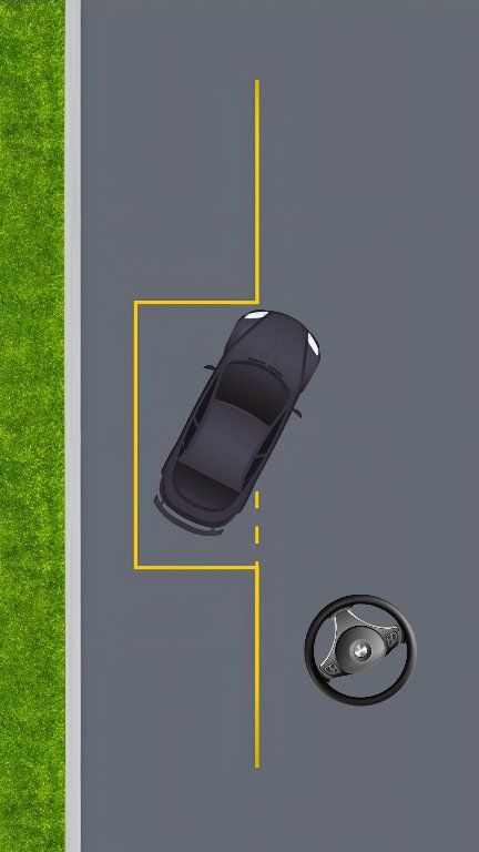 Use Reference Lines to Perfect Your Parking | 2D Driving Animation. # ...