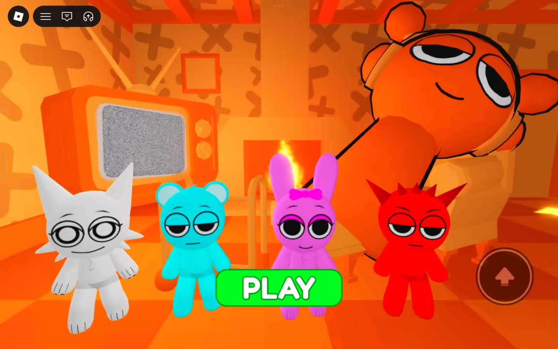 Sprunki Baby Raddy, Wenda, Sky, Gray & Pinki Played Sprunki Oren House ...
