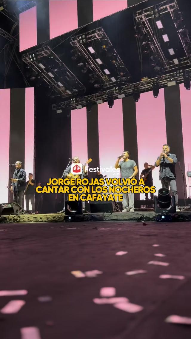 JORGE ROJAS VOLVIÓ A CANTAR CON LOS NOCHEROS EN CAFAYATE ️ | Que Pasa ...