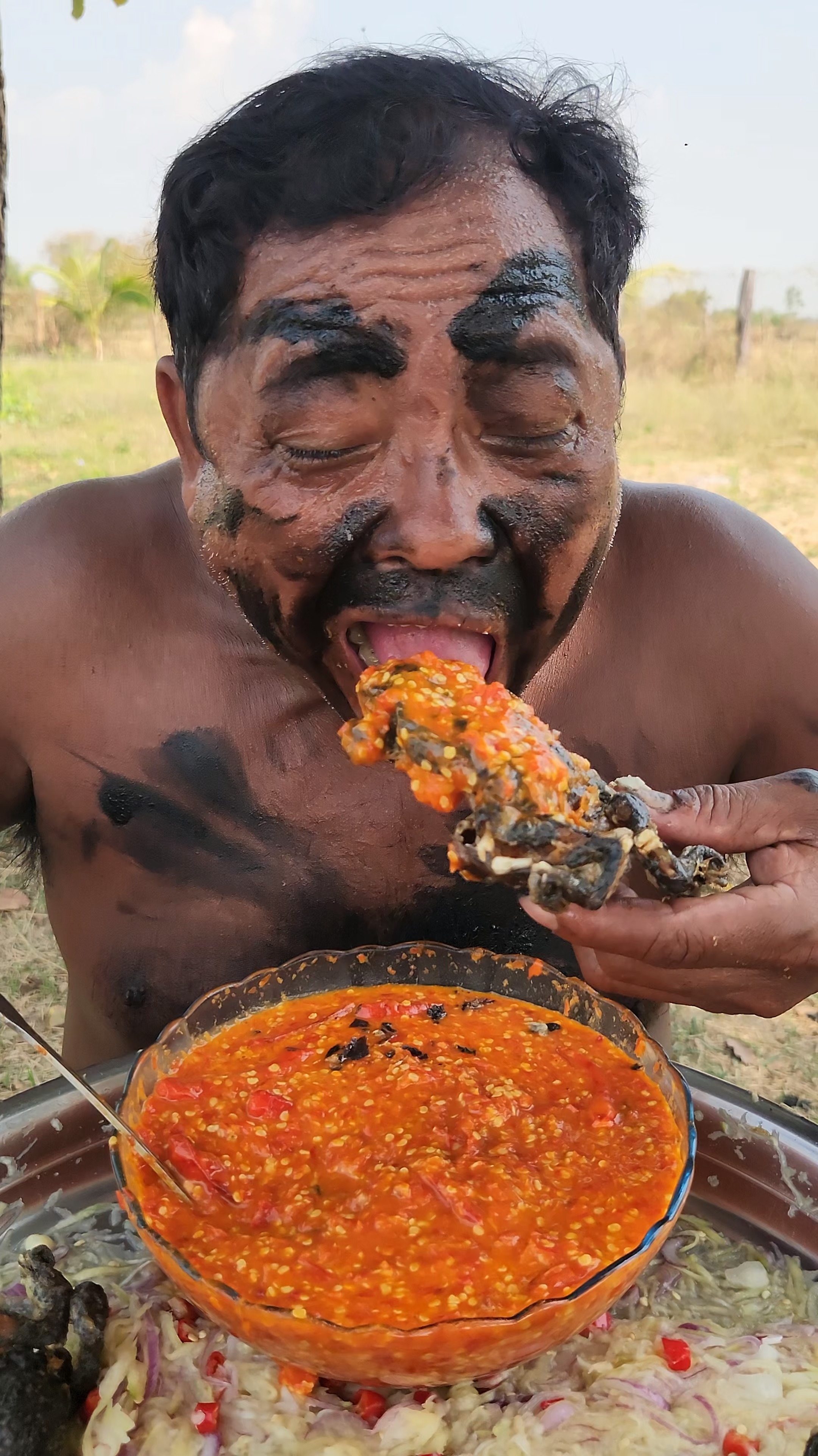 How to crispy frogs with mango recipe | Felton Kitchen | Facebook
