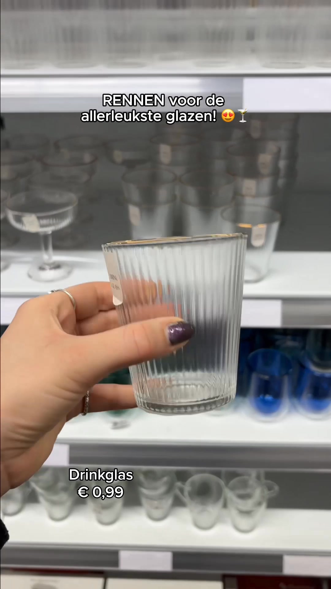 Deze glazen worden jouw nieuwe favoriet! ✨ Bekijk ze snel hier: https://go.action.com/s0 | Action