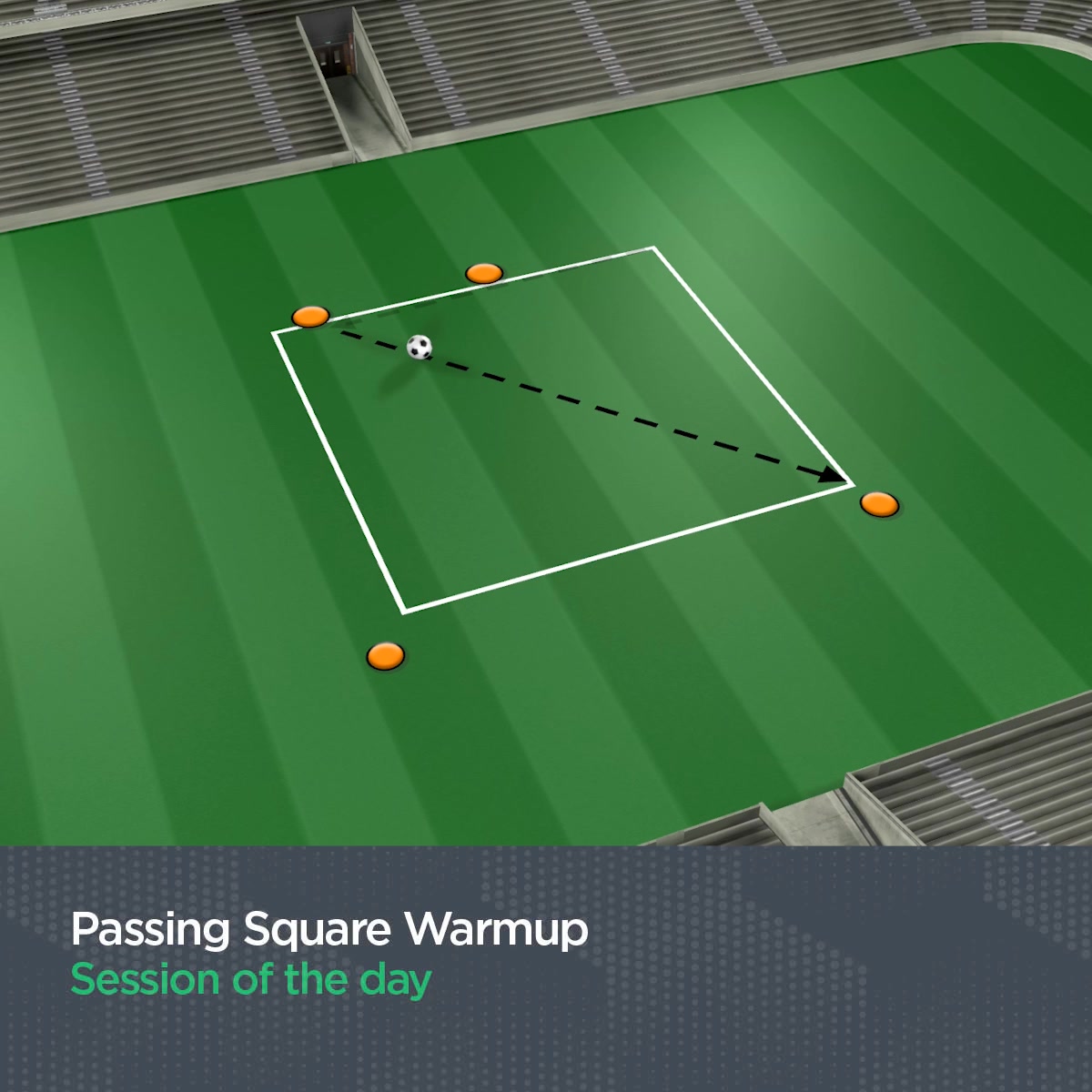 Today's session is a passing square warmup... 🔲👨‍💻 Learn more about ...