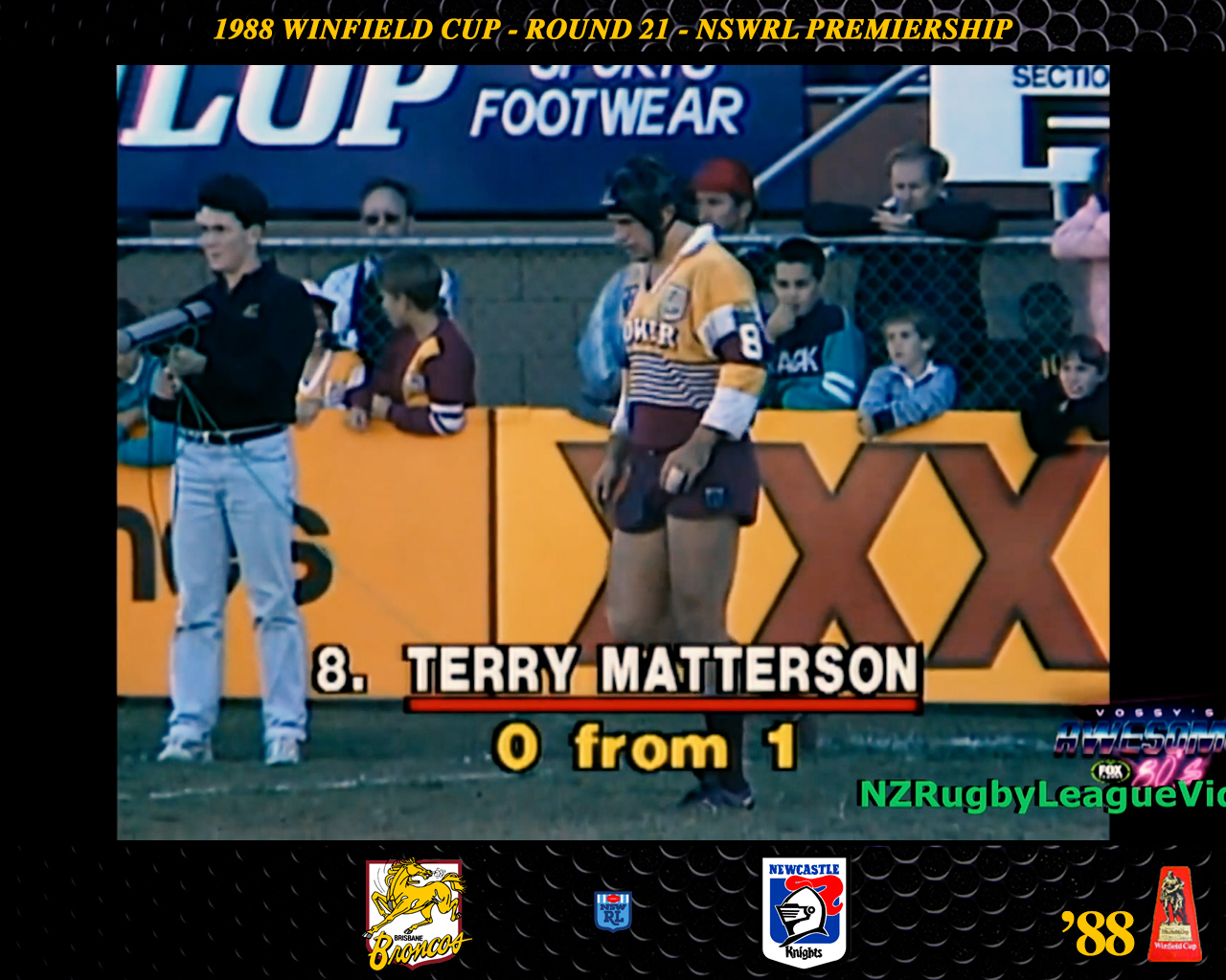 Terry Matterson had an afternoon to forget kicking for goal in Round 21 ...