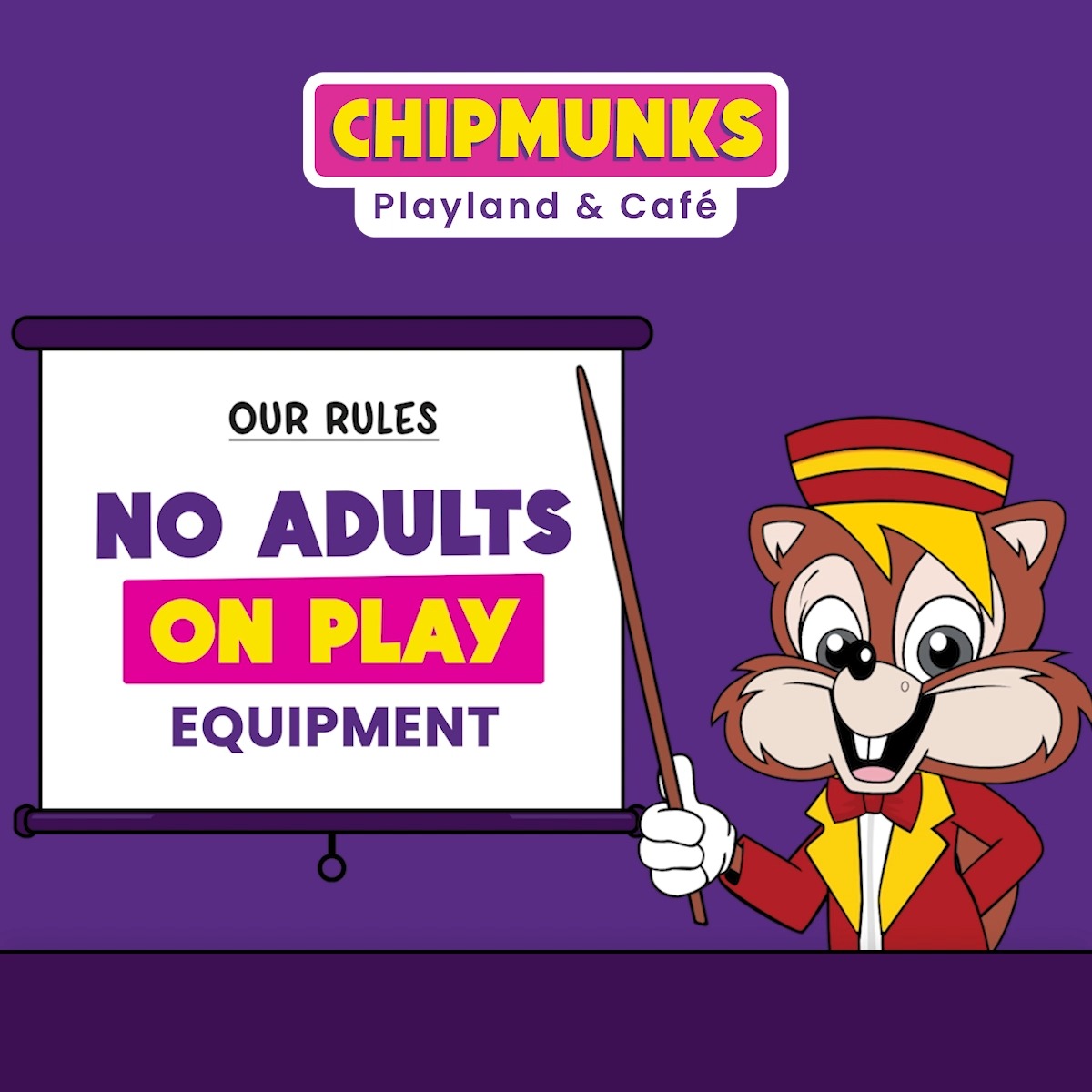 🎉 Play Safe, Have Fun! 🏰 At Chipmunks, fun comes first, but so does ...