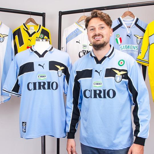 Lazio's Serie A winning shirts In 1999-00 Lazio won the Scudetto
