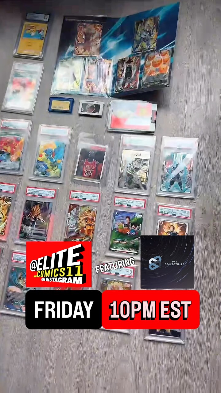 🔥 DOUBLE HEADER SALES FRIDAY🔥 Join us on Elite Comics11℠ TONIGHT