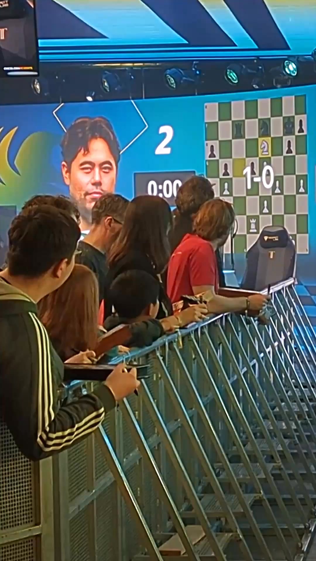 Hikaru stays LOCKED IN during the break between games! #SSCFinals ⚡ ...