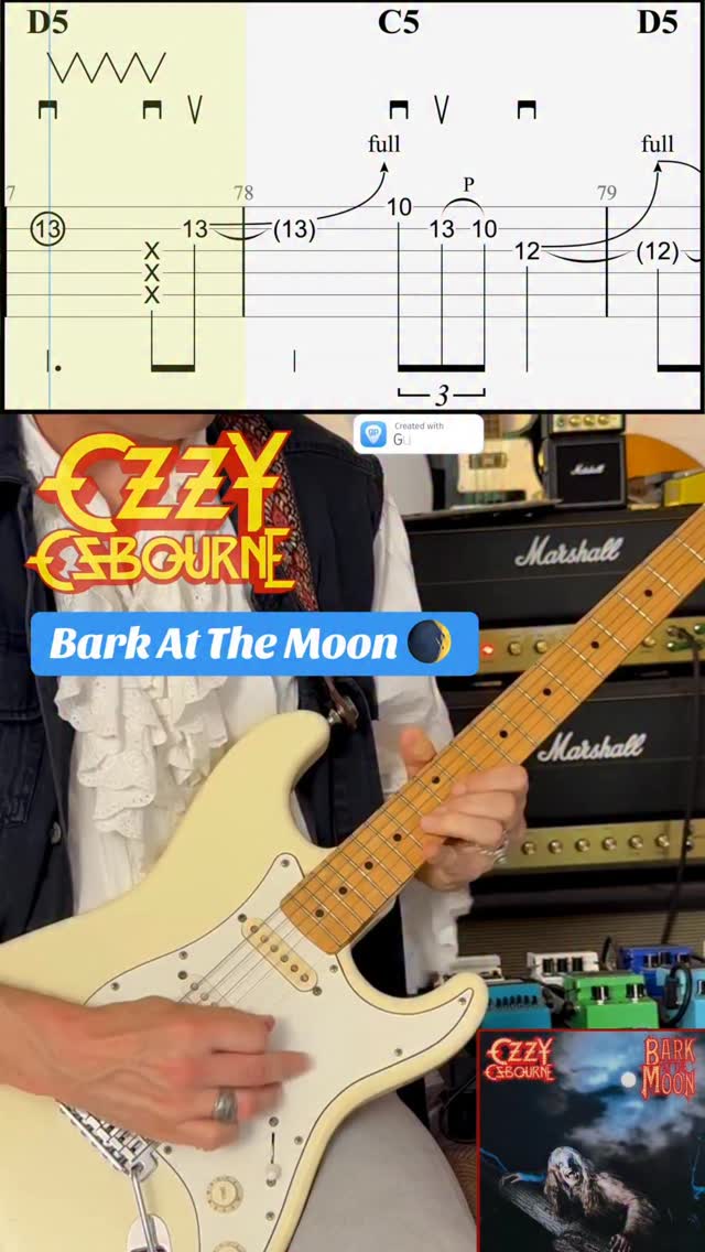 Jake E. Lee's solo on Ozzy Osbourne's Bark at the Moon 🌒 (1983