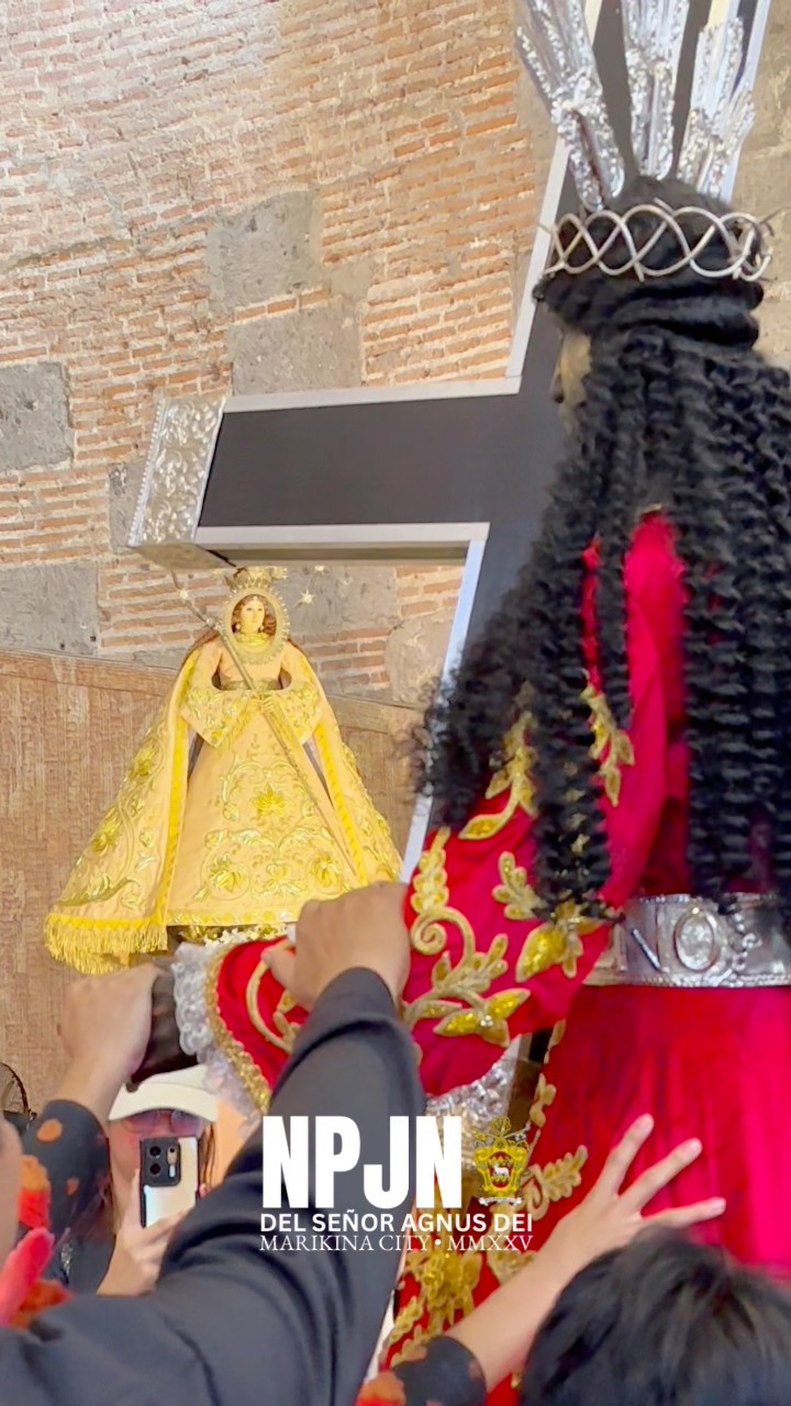 Isang makapangyarihang tagpo: ang Jesus Nazareno at ang Nuestra Señora ...