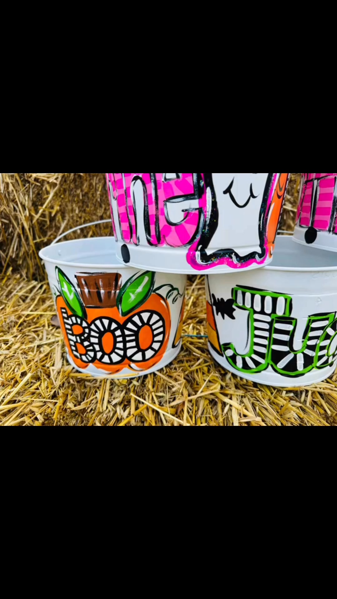 🎃Personalized Halloween Boo Buckets from Brushstrokes Art Studio🎃 ...