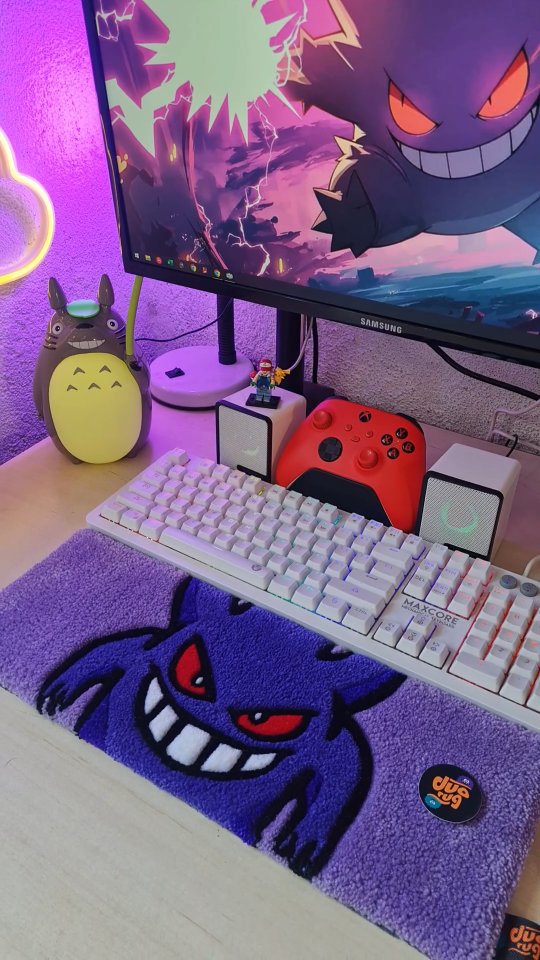 Gengar Keyboard Rug 👻 Apoya muñecas del clásico anime. Protege tus ...