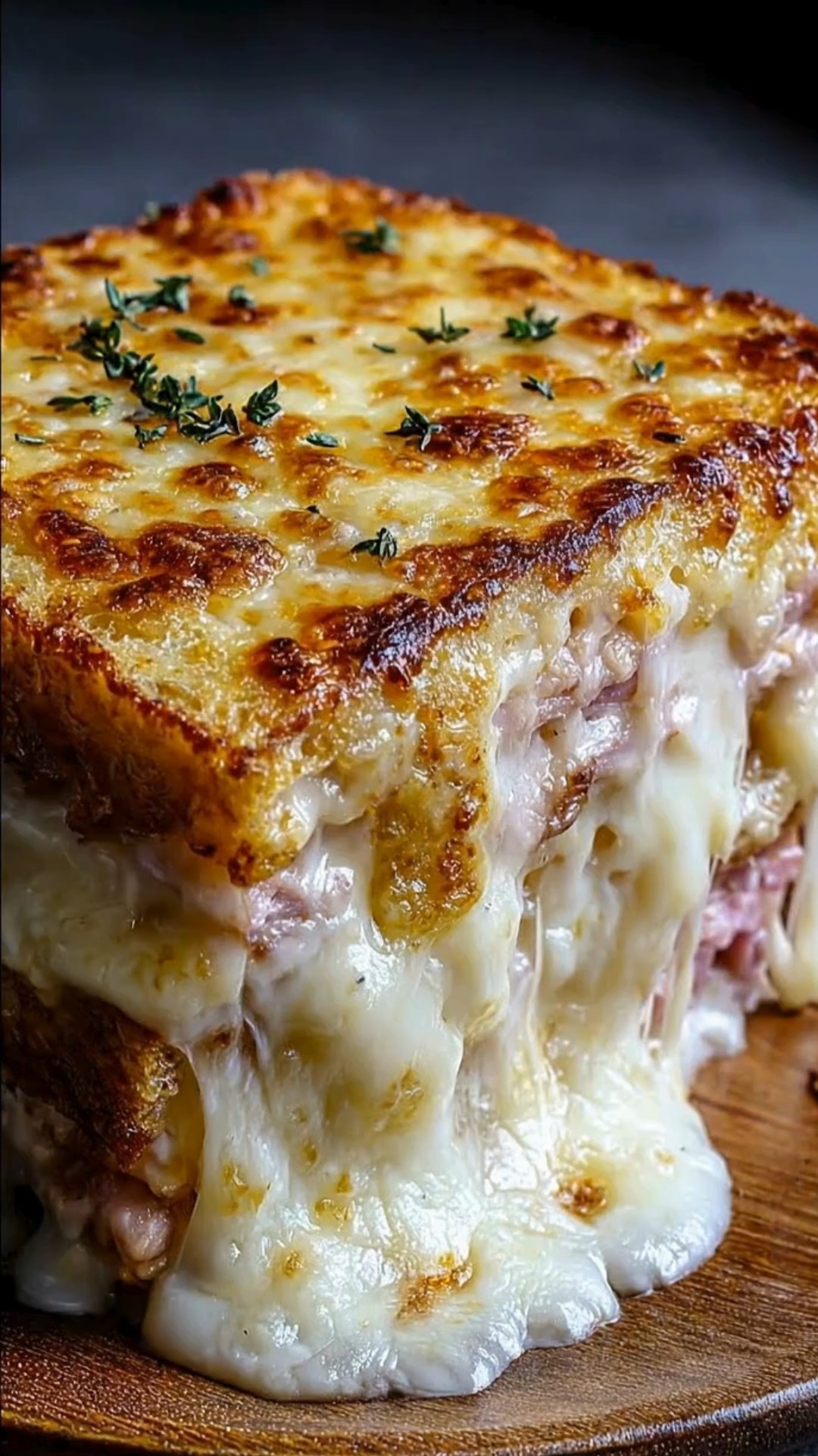 🥪🧀 Oven-Baked Croque Monsieur with Béchamel Golden, crispy bread ...