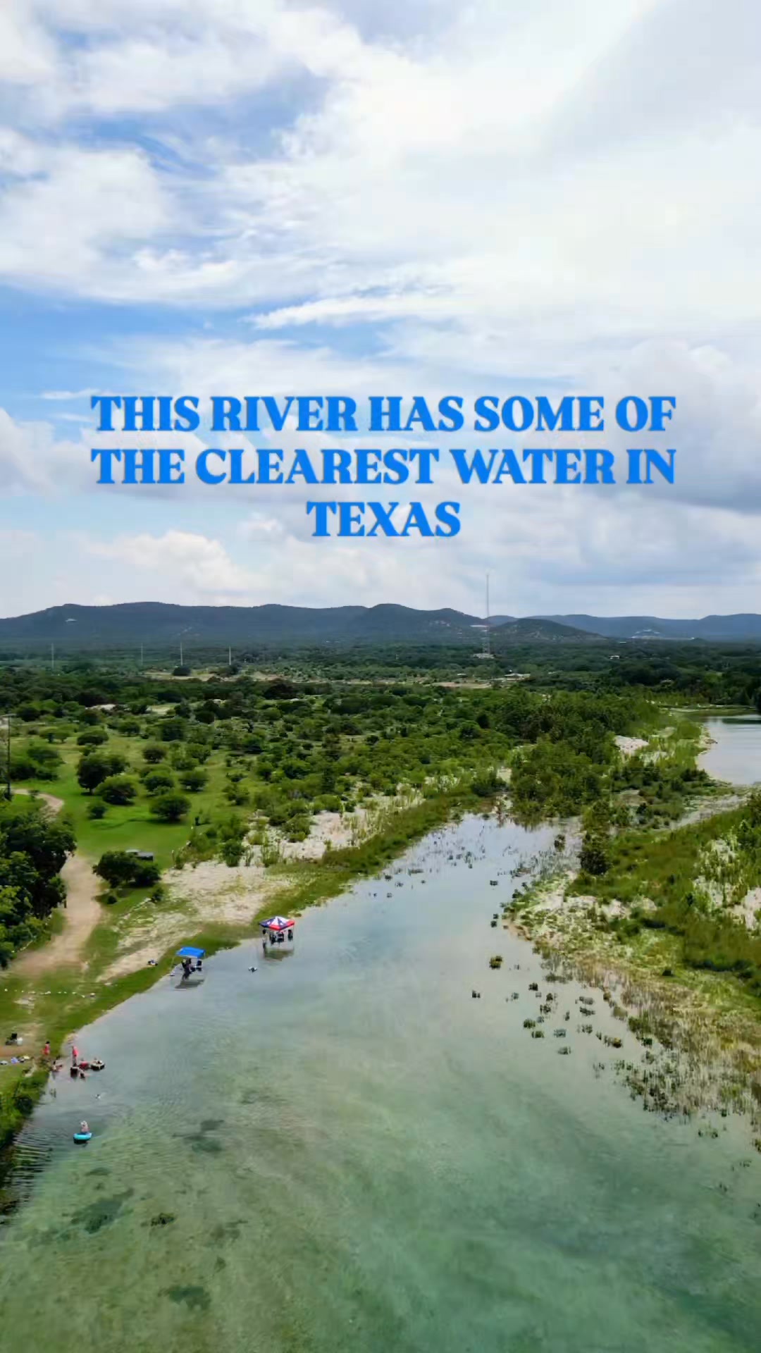 This lesser known Texas Hill Country river has some of the clearest ...