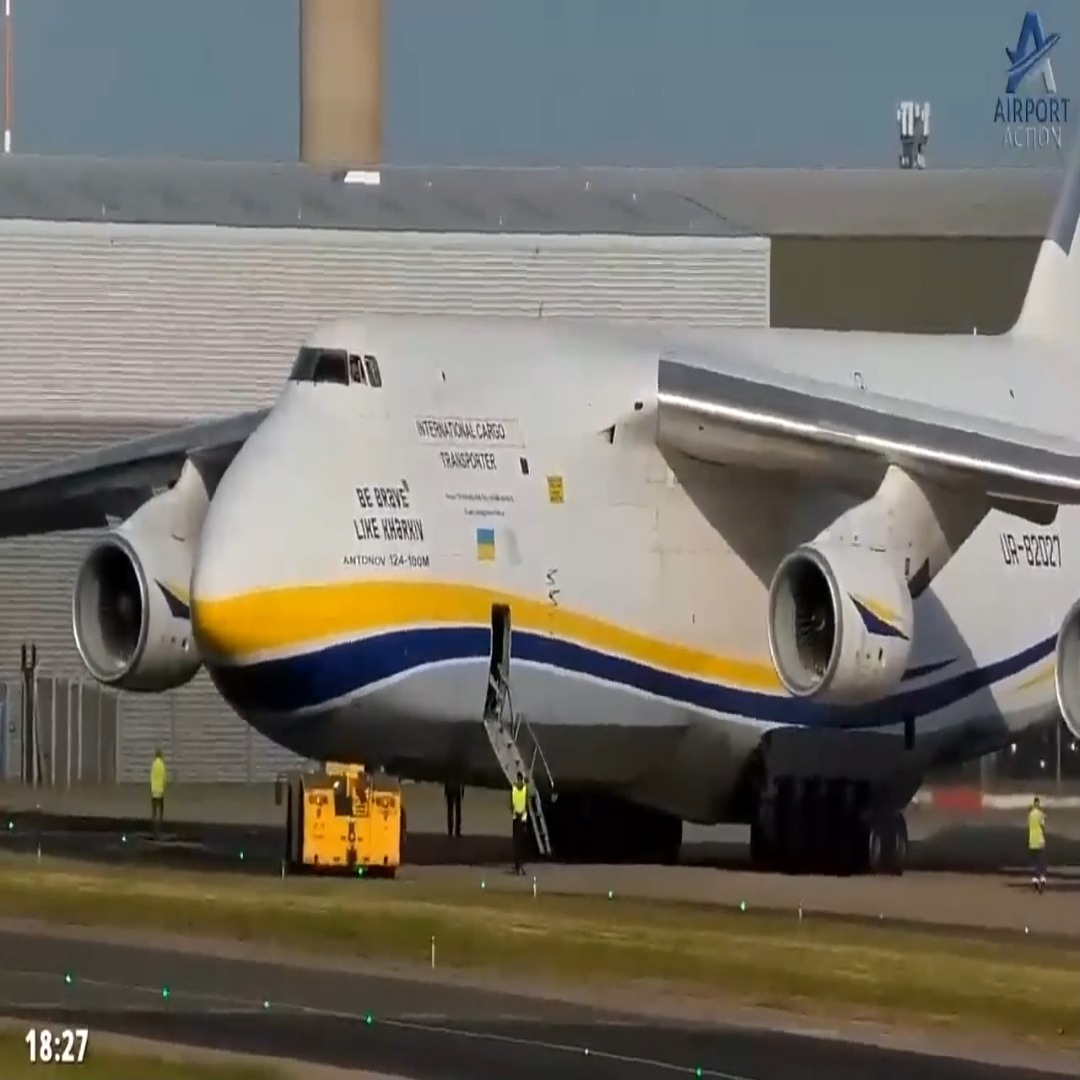 ANTONOV AN-124 Fabulous Landing at East Midlands Airport EMA | Advika ...