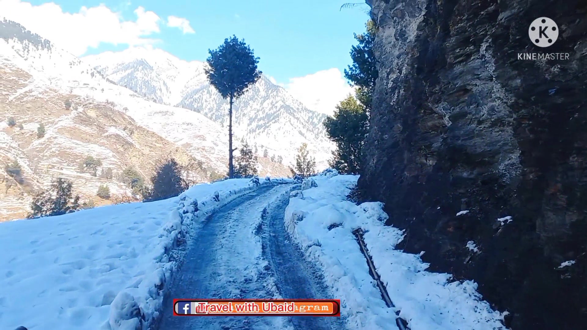 برف پوش پہاڑ گلئی میدان موسم سرما کے حوبصورت نظارے #travelwithubaid # ...