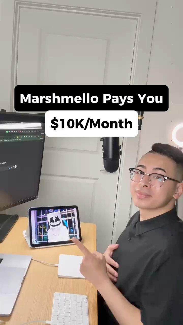 Marshmello Will Pay You for What??? 🎧🤍💸 Yes — Marshmello, the global ...