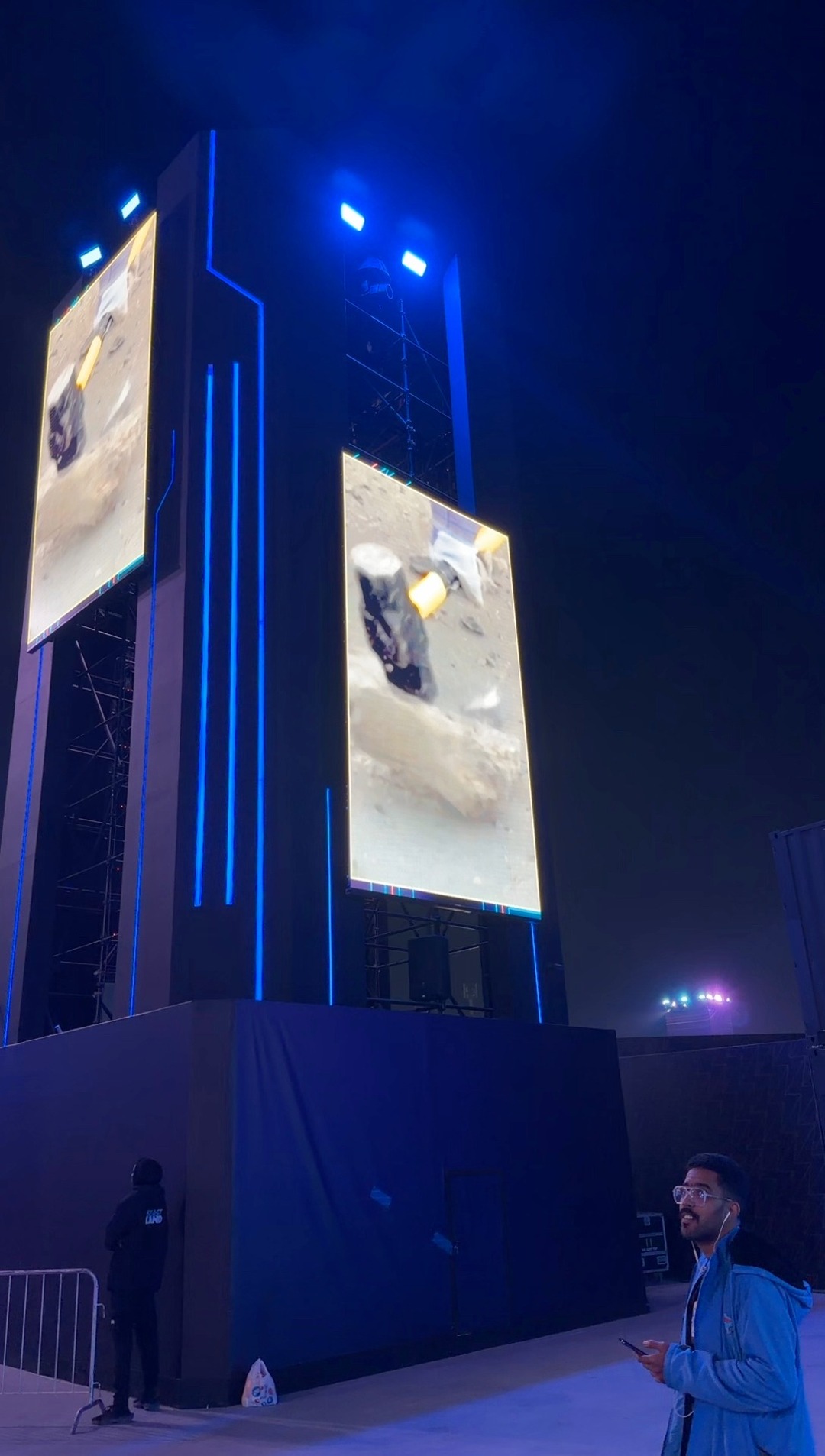 Getting introduced on stage at Beastland in Saudi Arabia | Ian Bick ...
