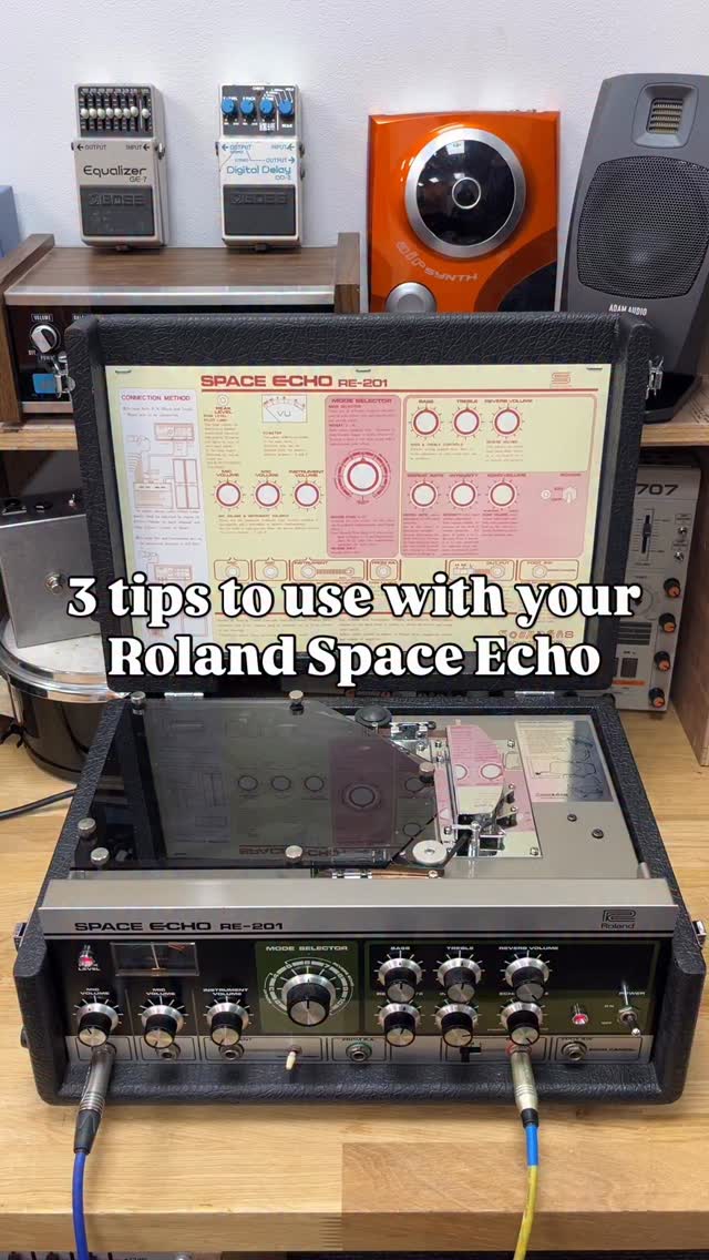 Read Here ⬇️ Save for later use 3 tips to use on your Roland Space Echo ...