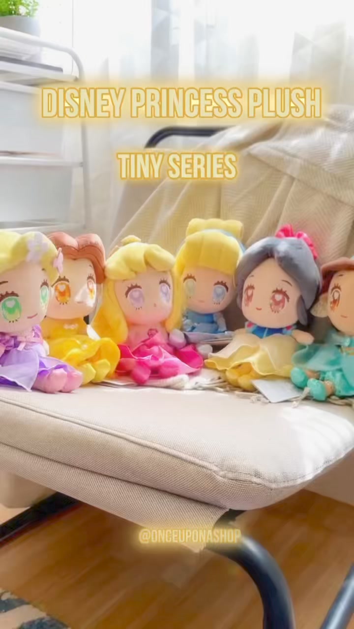 SUPER KAWAII DISNEY PRINCESS “TINY” PLUSH SERIES 👑✨💕 GET IT