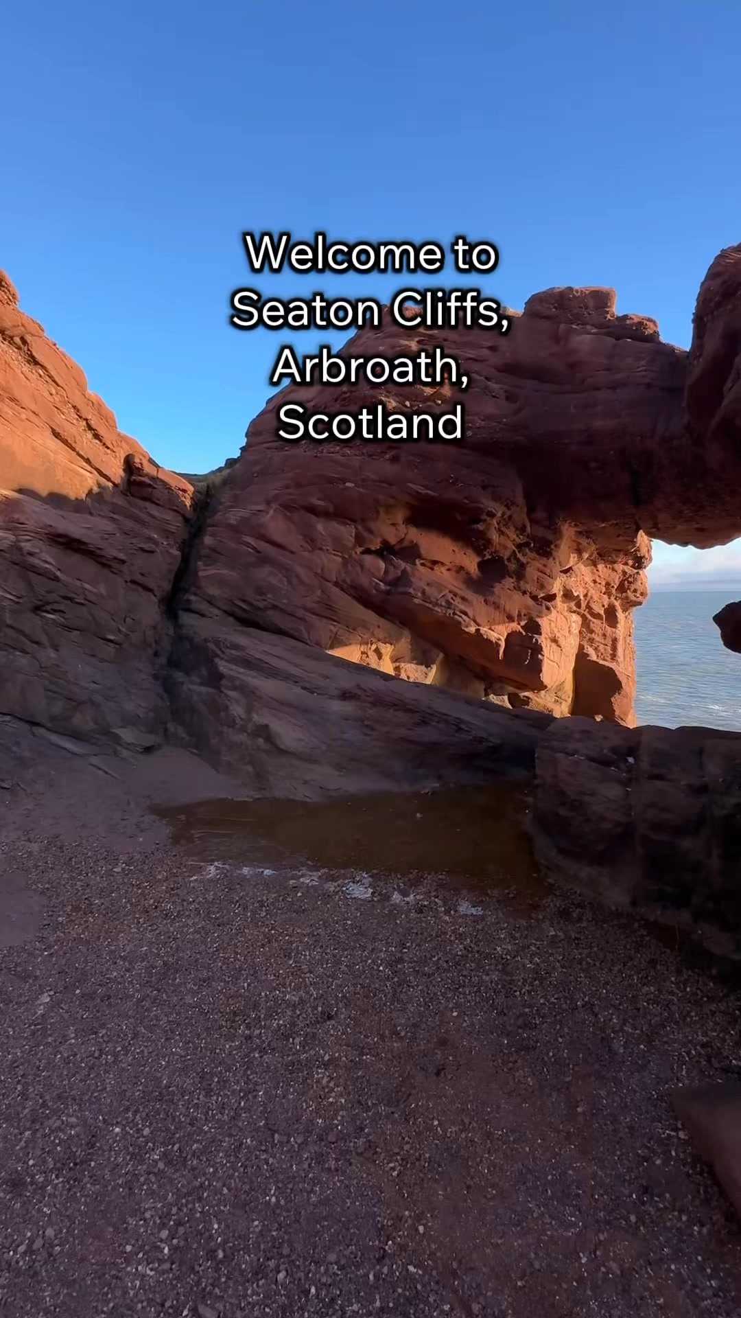 The Seaton Cliffs near Arbroath are one of Scotland’s most beautiful ...