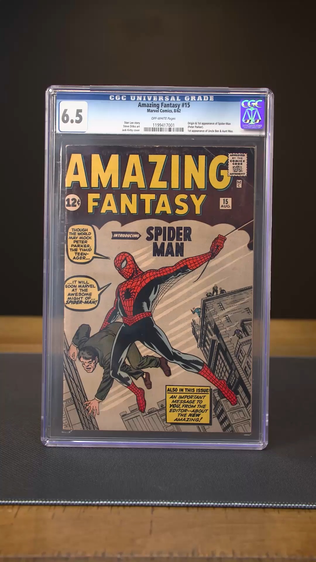The book that changed comics forever. 🕷️🔥 Amazing Fantasy #15
