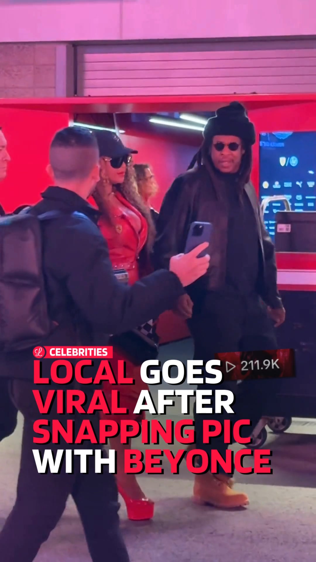 A Maltese local attending the Las Vegas Grand Prix has gone viral after ...